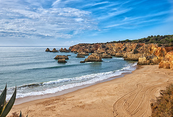 Image showing  beaches of Portimao