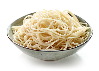 Image showing bowl of spaghetti