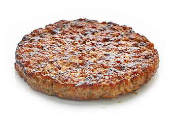 Image showing Grilled burger meat