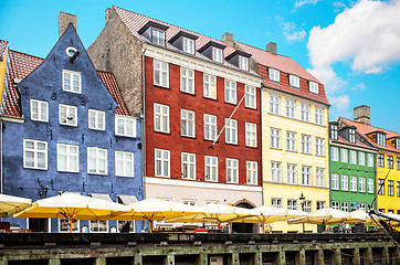 Image showing Colorful Copenhagen houses