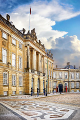 Image showing Amalienborg, royal danish family resident