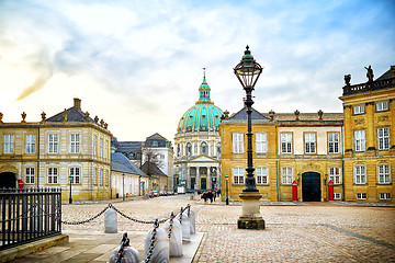 Image showing Amalienborg, royal danish family resident