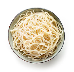 Image showing bowl of spaghetti