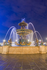 Image showing Fountain at Place de la Concord in Paris 