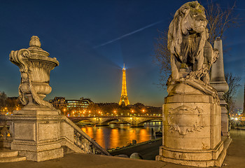 Image showing Bridge of the Alexandre III, Paris