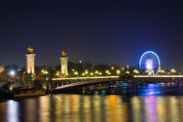 Image showing Bridge of the Alexandre III, Paris