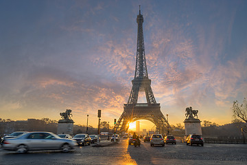 Image showing Paris, with the Eiffel Tower