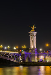 Image showing Bridge of the Alexandre III, Paris