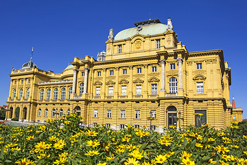 Image showing Croatian national theater in Zagreb, Croatia