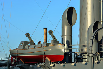 Image showing Lifeboat on board.