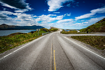 Image showing Atlantic Ocean Road Norway