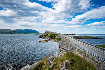 Image showing Atlantic Ocean Road Norway