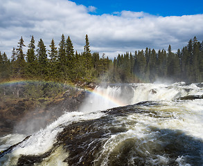 Image showing Ristafallet waterfall in the western part of Jamtland is listed 