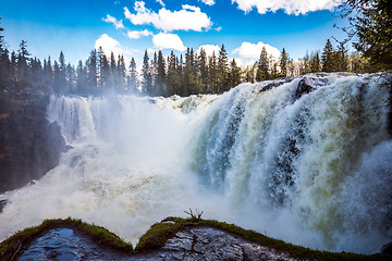 Image showing Ristafallet waterfall in the western part of Jamtland is listed 