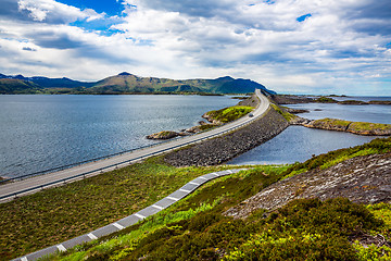 Image showing Atlantic Ocean Road Norway