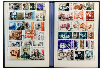Image showing The postage stamps.