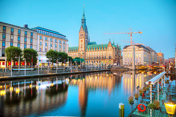 Image showing Rathaus of Hamburg, Germany