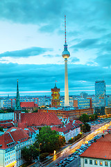 Image showing Aerial overview of Berlin