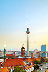 Image showing Aerial overview of Berlin