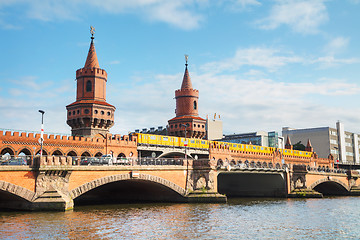 Image showing Oberbaum bridge in Berlin