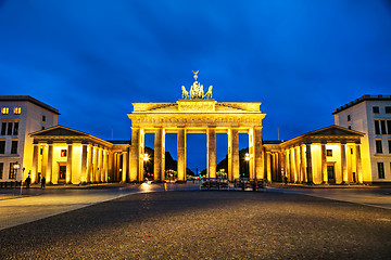 Image showing Brandenburg gate in Berlin, Germany