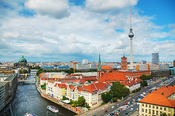 Image showing Aerial overview of Berlin