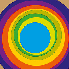 Image showing Circles with varied colour