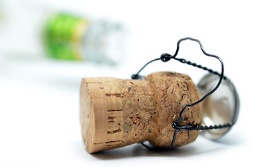 Image showing Cork from champagne bottle