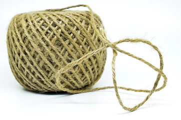 Image showing Linen string isolated