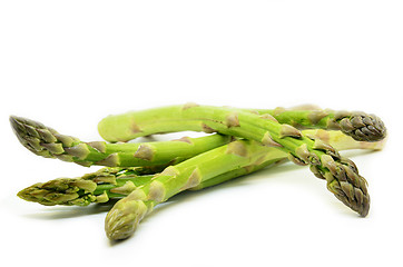 Image showing Delicious isolated asparagus