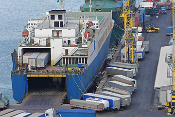 Image showing Truck Ferry