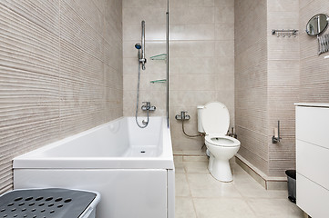 Image showing Modern bathroom interior