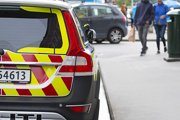 Image showing Norwegian Police Vehicle