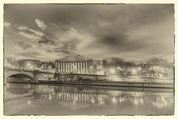 Image showing French National Assembly, Paris