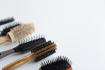 Image showing different hair brushes or combs