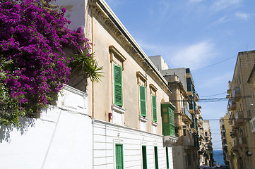 Image showing typical residential architecture malta