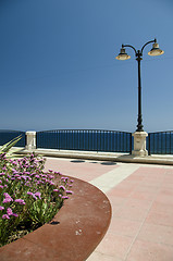 Image showing garden seaside boulevard sliema malta