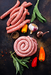 Image showing sausages