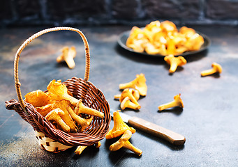 Image showing raw mushroom