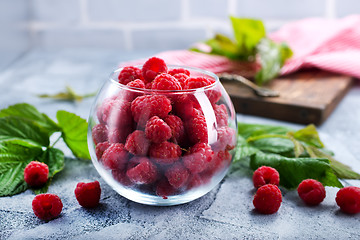 Image showing fresh raspberry