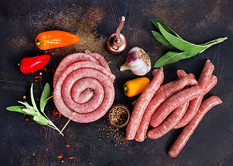 Image showing sausages