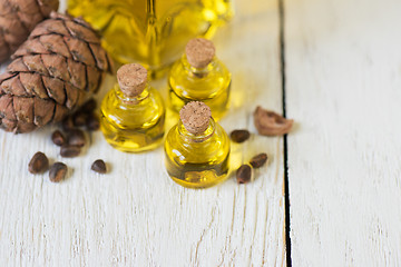 Image showing Oil of cedar nuts