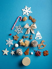 Image showing various Christmas decorations