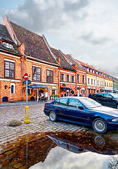 Image showing Street view of Kaunas city, Lithuania