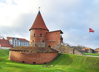 Image showing view of Kaunas Castle, Lithuania 