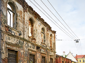 Image showing old damaged building