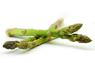 Image showing Delicious isolated asparagus