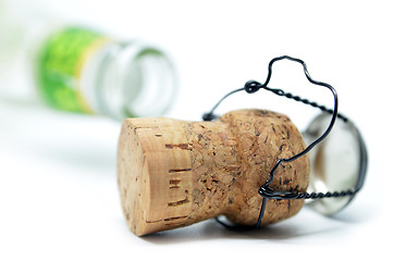 Image showing Cork from champagne bottle