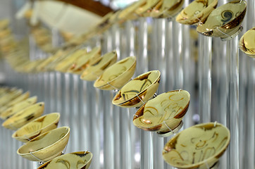 Image showing Antique porcelain bowls