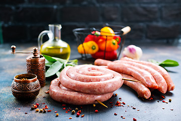 Image showing sausages